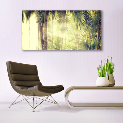 Print op doek Palm tree forest nature