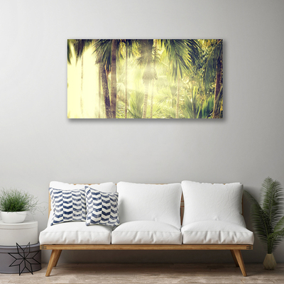 Print op doek Palm tree forest nature