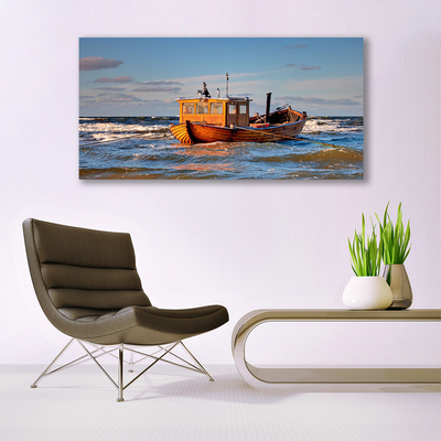 Print op doek Overzees landschap boat