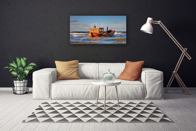 Print op doek Overzees landschap boat