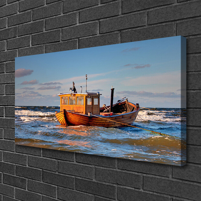 Print op doek Overzees landschap boat