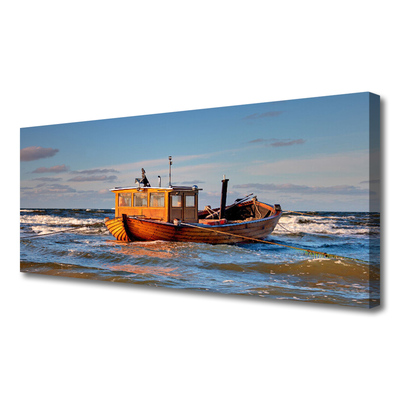 Print op doek Overzees landschap boat