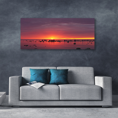 Print op doek Sea sun landschap