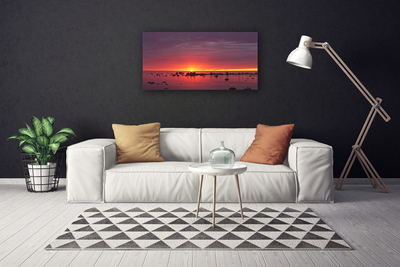 Print op doek Sea sun landschap