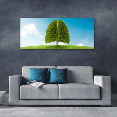 Print op doek Grass nature tree longen