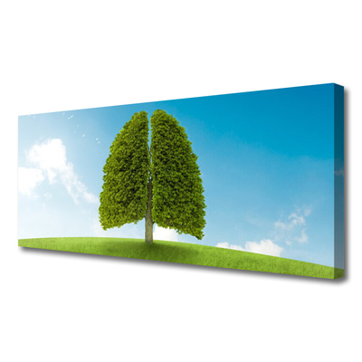 Print op doek Grass nature tree longen