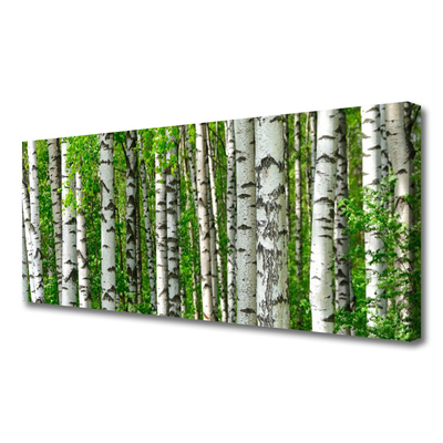 Print op doek Natuur plant bosbomen