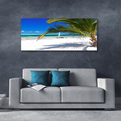 Print op doek Palm beach landscape