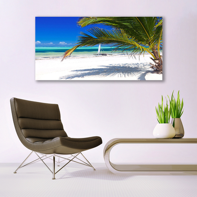 Print op doek Palm beach landscape