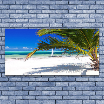 Print op doek Palm beach landscape