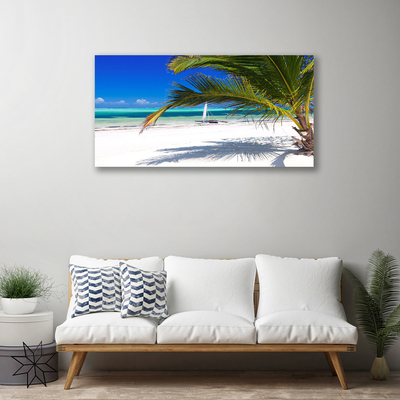 Print op doek Palm beach landscape