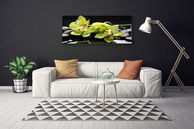 Print op doek Flower orchideeinstallatie