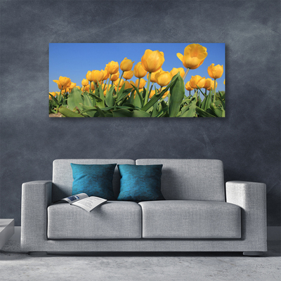 Print op doek Tulpen bloemen plant