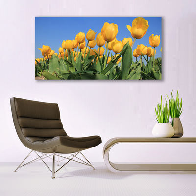 Print op doek Tulpen bloemen plant