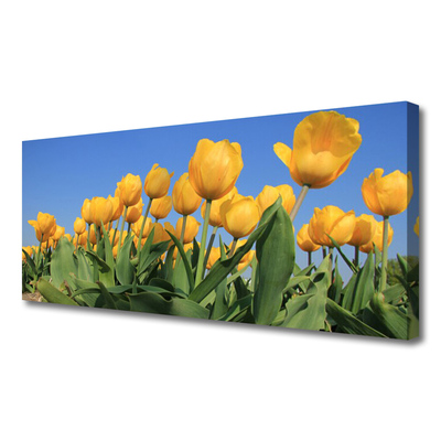 Print op doek Tulpen bloemen plant