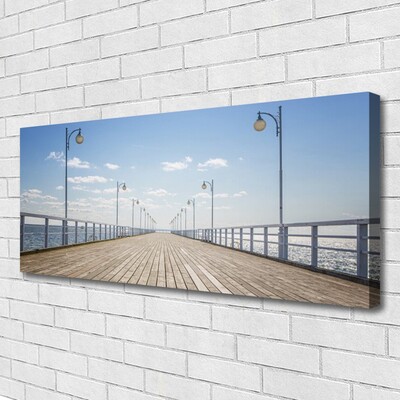 Print op doek Pier sea architectuur