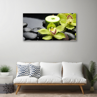 Print op doek Orchidee bloemen