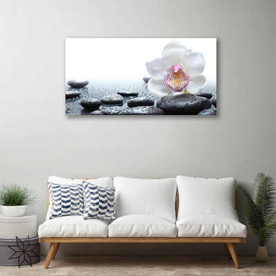 Print op doek Orchid flower art