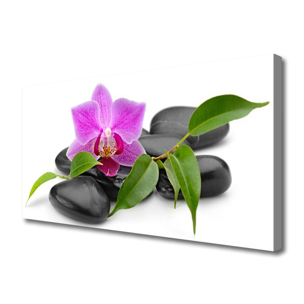 Print op doek Orchid flower art