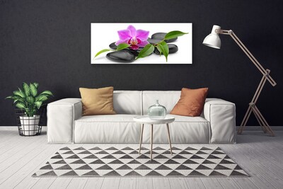 Print op doek Orchid flower art