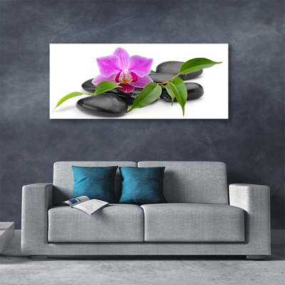 Print op doek Orchid flower art