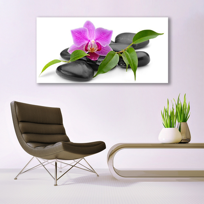 Print op doek Orchid flower art