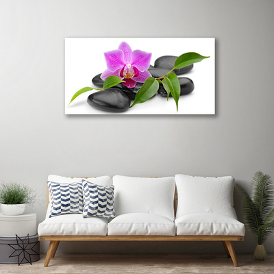 Print op doek Orchid flower art