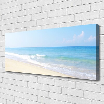 Canvas doek foto Strand zee landschap