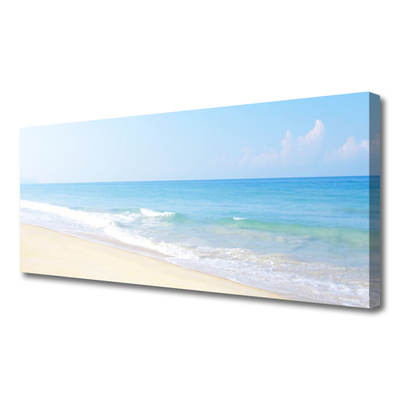 Canvas doek foto Strand zee landschap