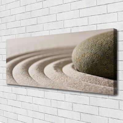 Canvas doek foto Stone sand art