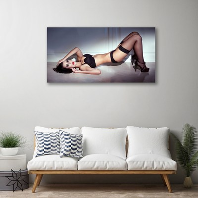 Canvas doek foto Vrouwelijke volwassen sexy