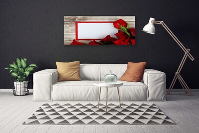 Canvas doek foto Rozen bloemen plant