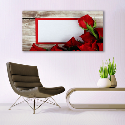 Canvas doek foto Rozen bloemen plant