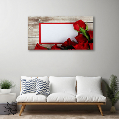 Canvas doek foto Rozen bloemen plant