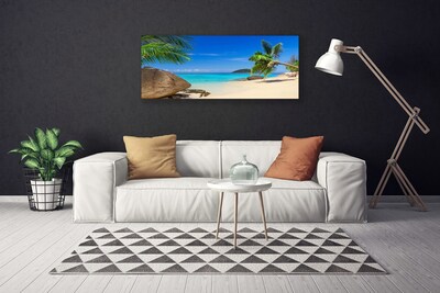 Canvas doek foto Strand zee landschap