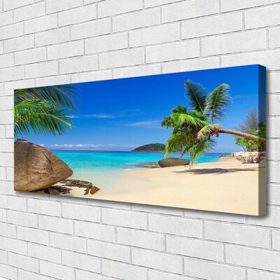 Canvas doek foto Strand zee landschap