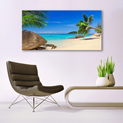 Canvas doek foto Strand zee landschap