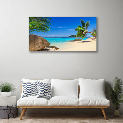 Canvas doek foto Strand zee landschap