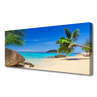 Canvas doek foto Strand zee landschap