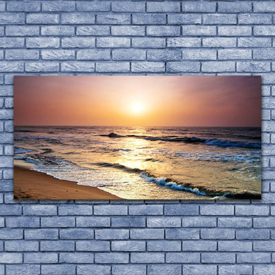 Canvas doek foto Sea beach sun landschap