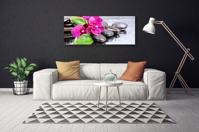 Canvas doek foto Flower orchideeinstallatie