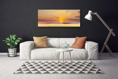 Canvas doek foto Sea beach sun landschap