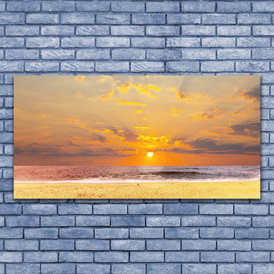 Canvas doek foto Sea beach sun landschap