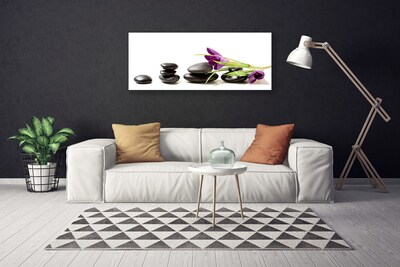 Canvas doek foto Crocus flower art