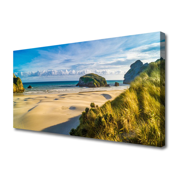 Canvas doek foto Ocean beach sea