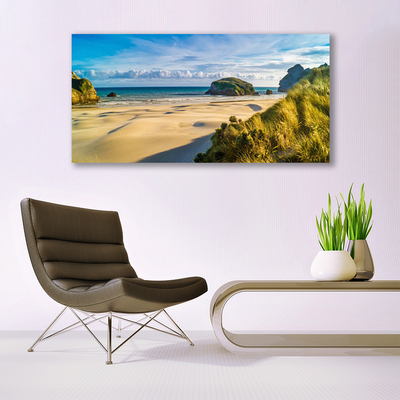 Canvas doek foto Ocean beach sea