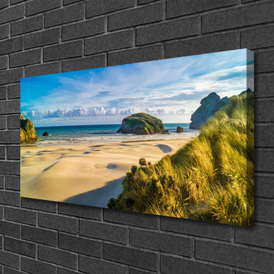 Canvas doek foto Ocean beach sea