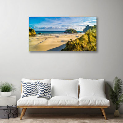 Canvas doek foto Ocean beach sea