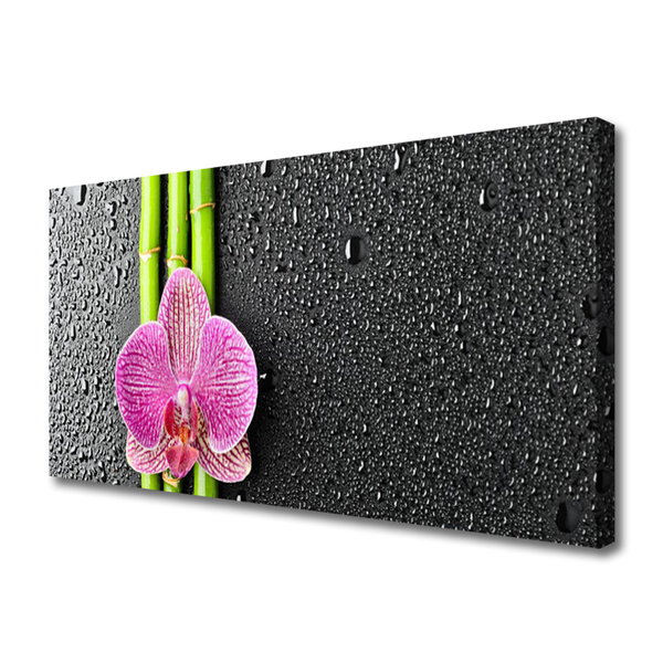 Canvas doek foto Bamboo flower plant natuur