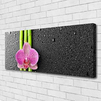 Canvas doek foto Bamboo flower plant natuur